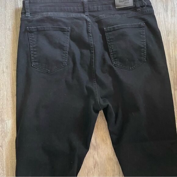 Blumix jeans  black denim 5 pocket Capri sz 20 - Picture 5 of 11